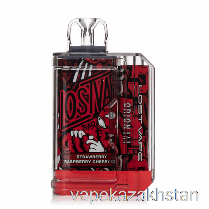 Vape Kazakhstan Lost Vape Orion BAR 7500 Disposable Strawberry Raspberry Cherry Ice